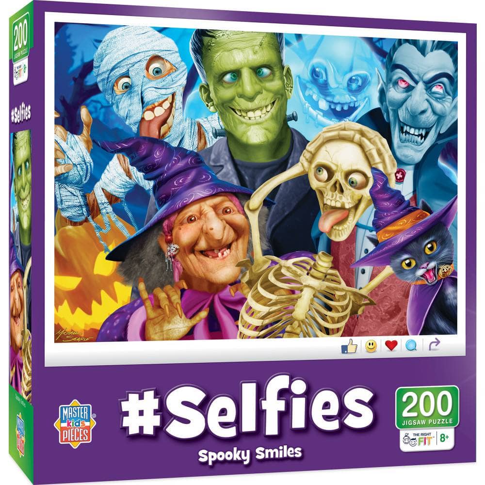 Selfies - Spooky Smiles 200 Piece Jigsaw Puzzle