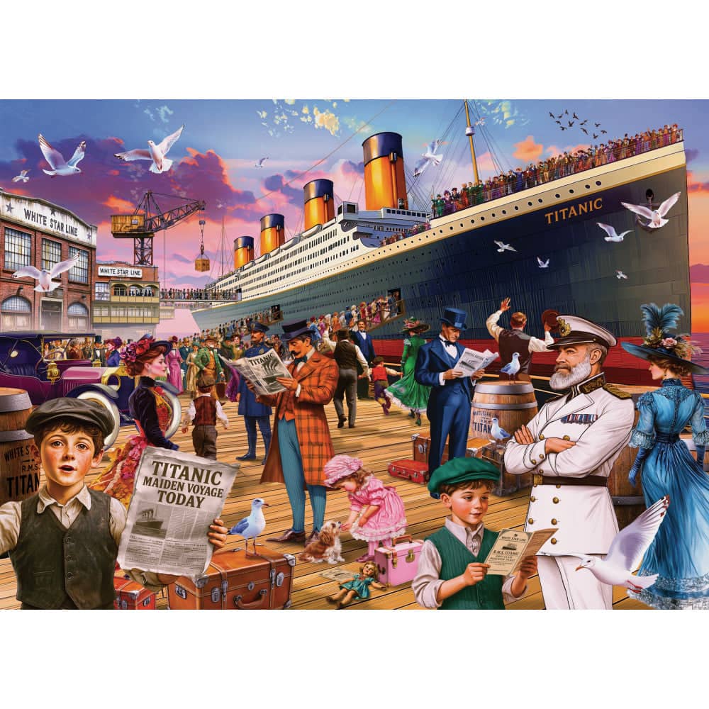 Titanic - The Last Sunrise Ashore 1000 Piece Jigsaw Puzzle