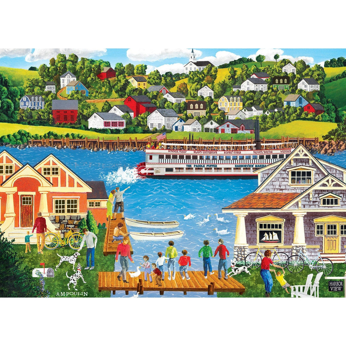 Americana - Sweet Summer Memories 500 Piece EZ Grip Jigsaw Puzzle