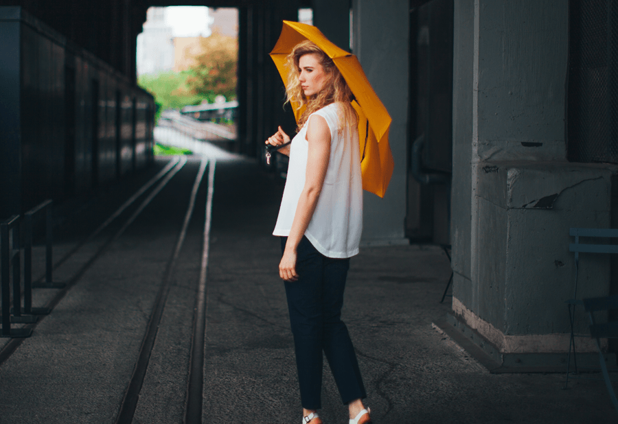 THE DAVEK COMMUTER - Small for easy portability Umbrella -6 Colors