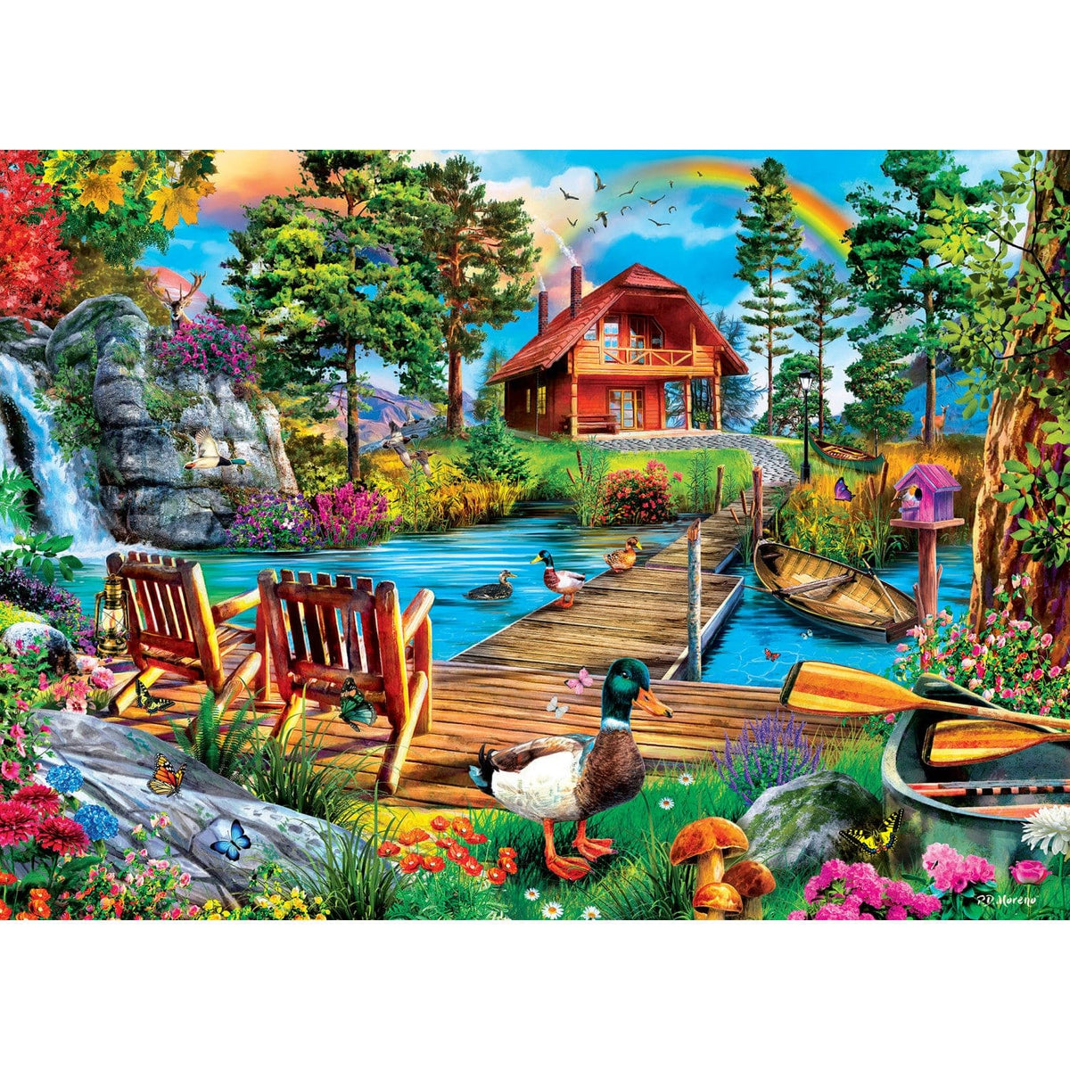 Tranquility - Island Retreat 1000 Piece Jigsaw Puzzle
