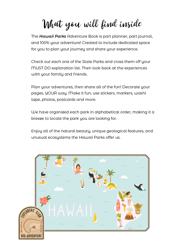 Hawaii State Parks - Adventure Planning Journal