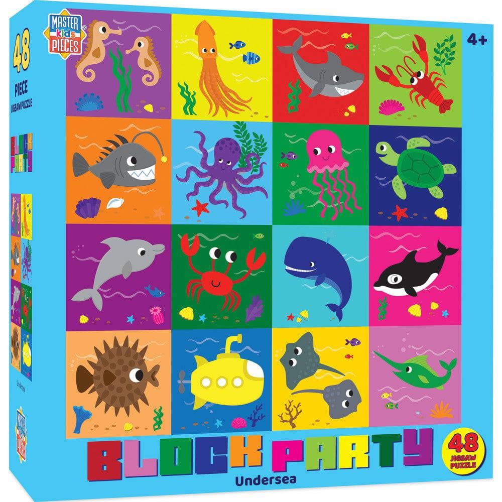 Block Party - Undersea 48 Piece Jigsaw Puzzle