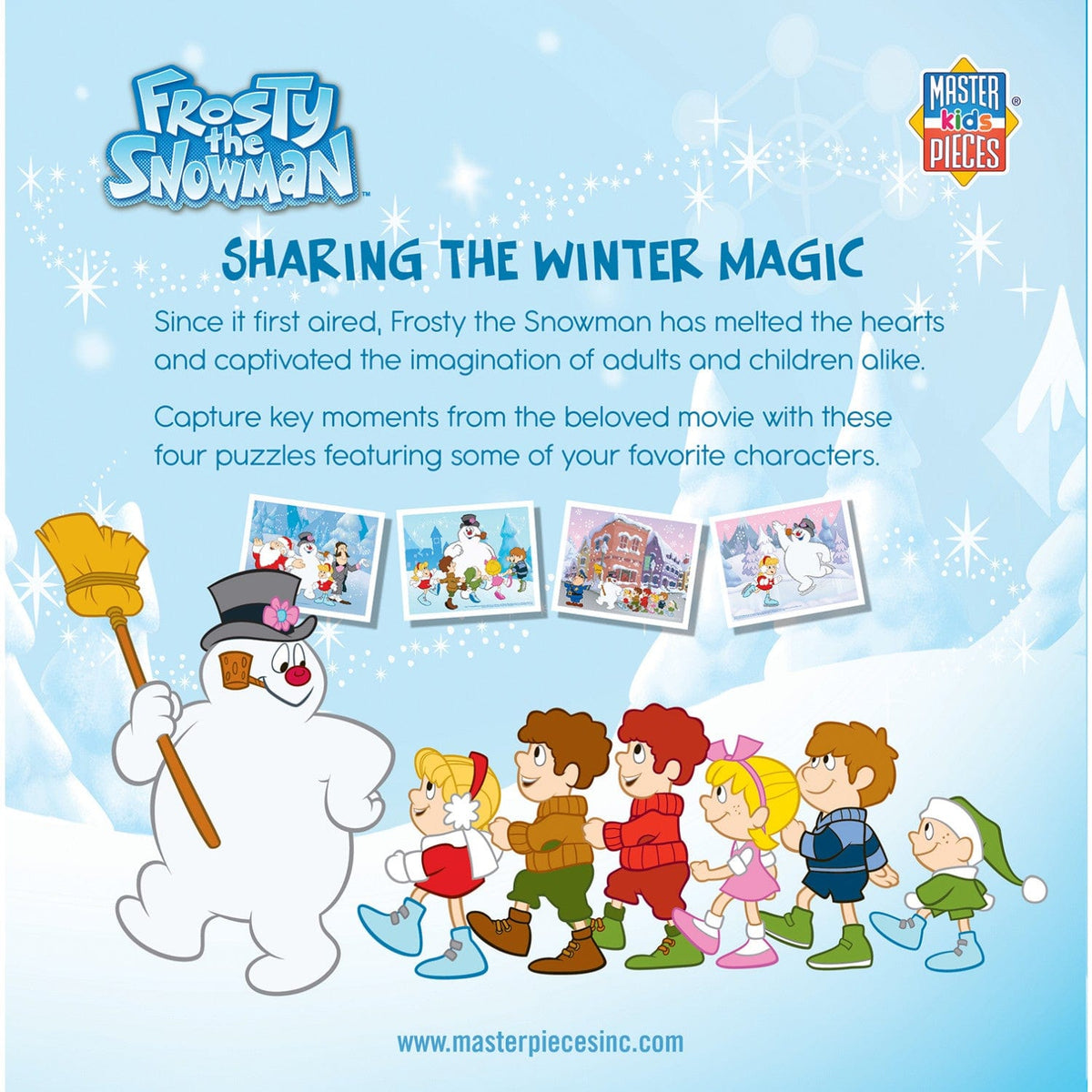 Frosty the Snowman 4-Pack 100 Piece Jigsaw Puzzles