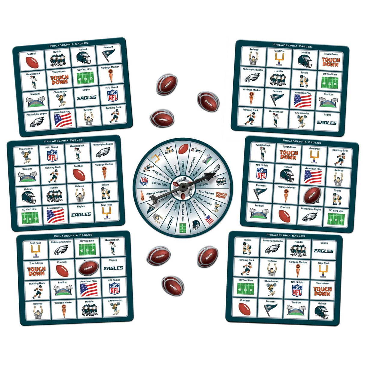 Philadelphia Eagles NFL Bingo Game