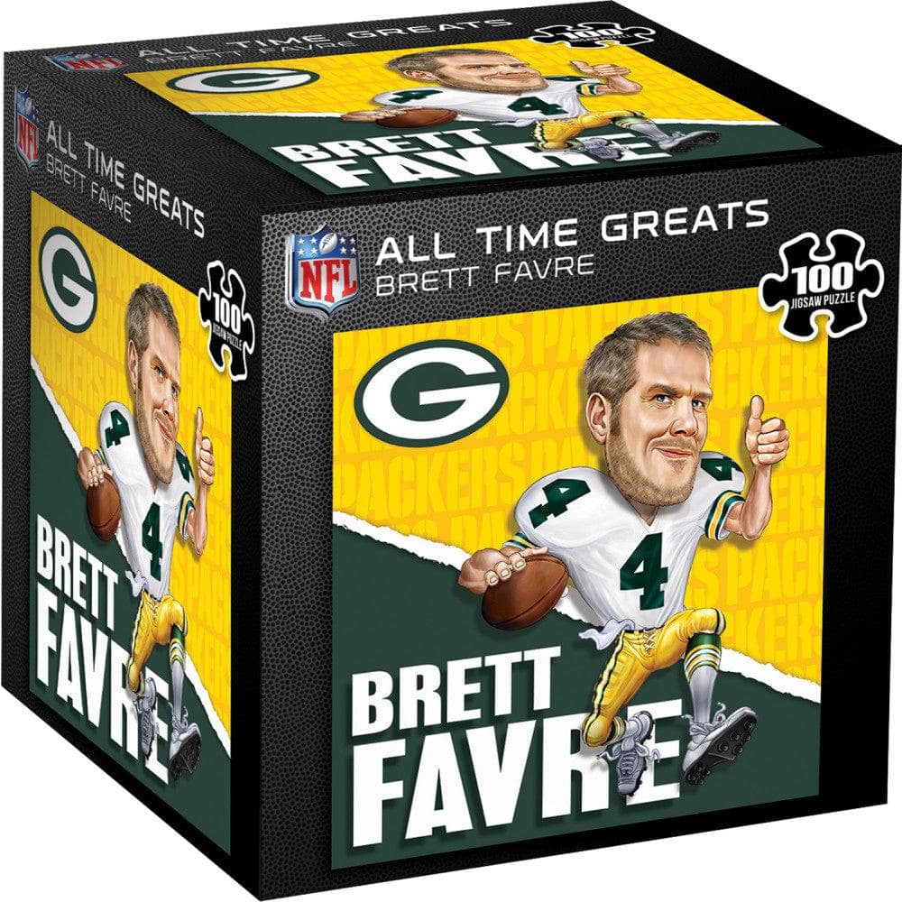 All-Time Greats Green Bay Packers - Brett Favre 100 Piece Jigsaw Puzzle