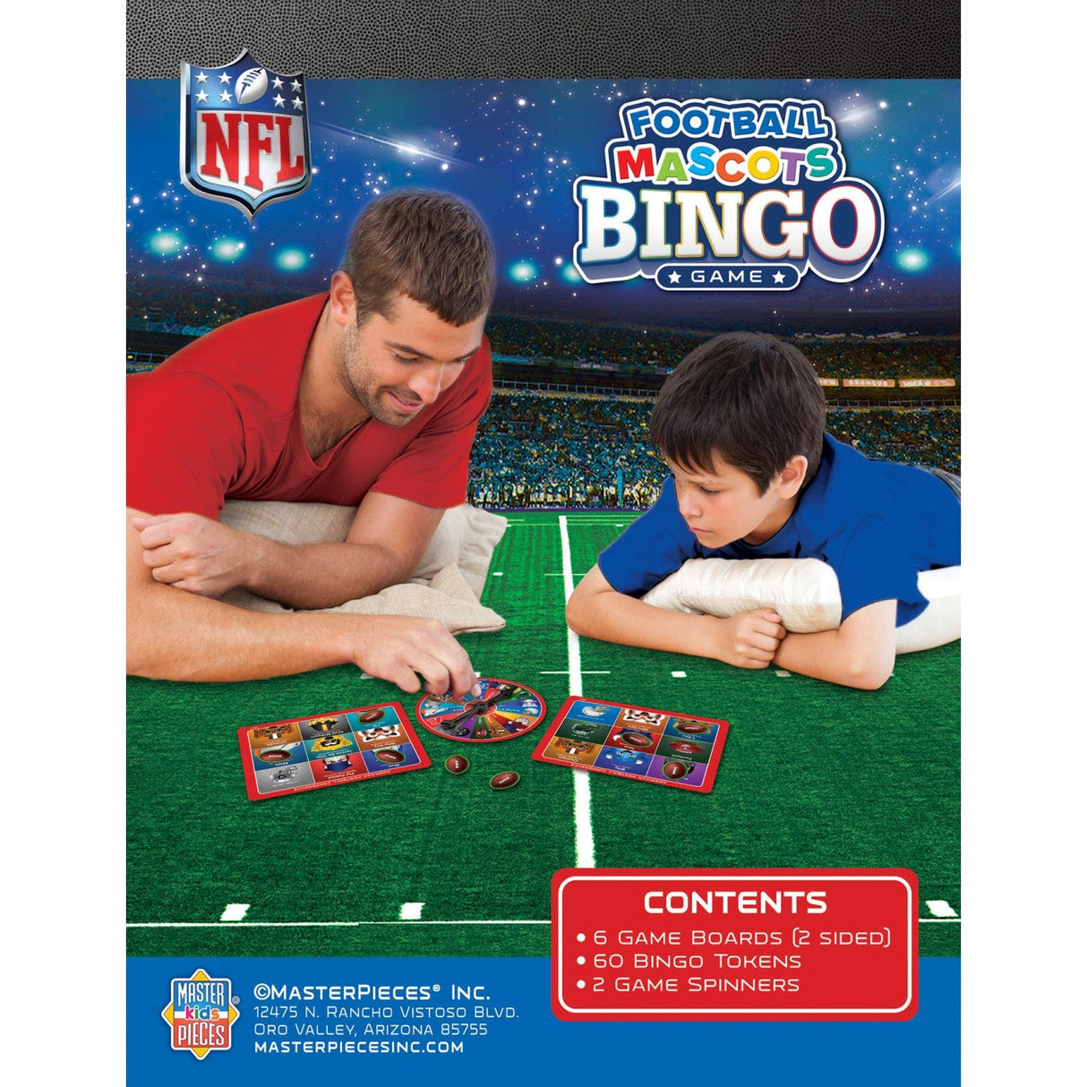 NFL - Mascots Bingo Game