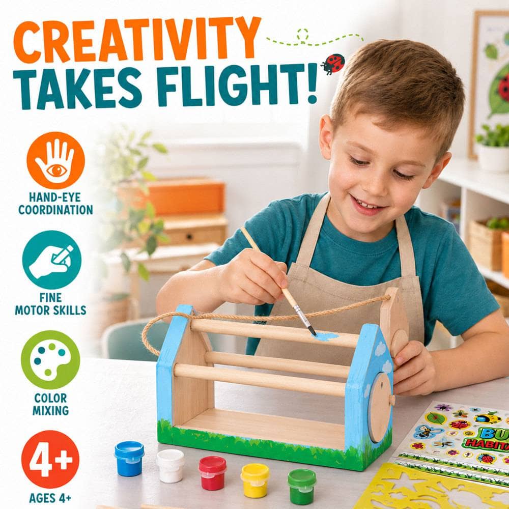 Bug Habitat Wood Craft & Paint Kit