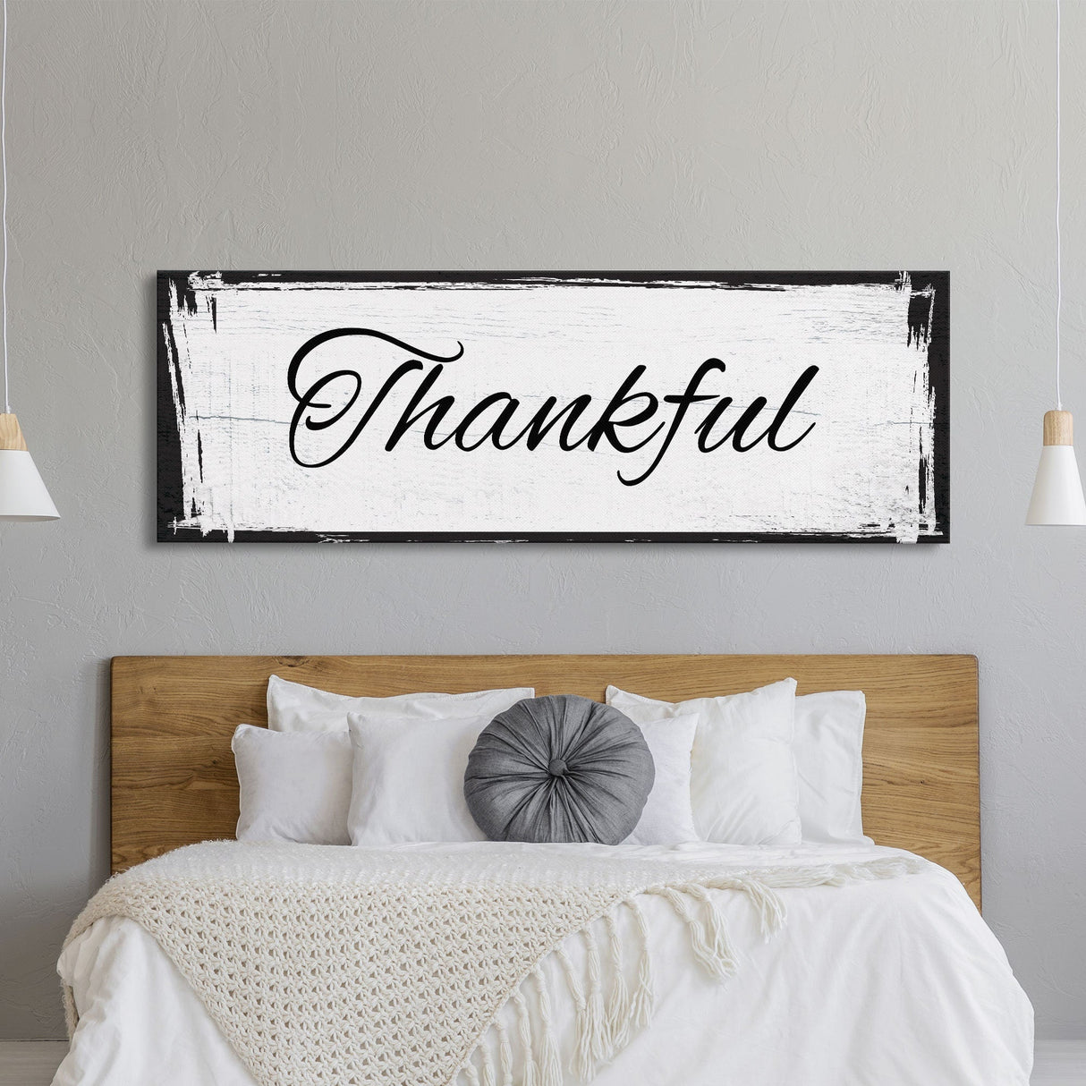 Thankful Canvas Sign, Thankful Sign on Wood, Thanksgiving Signs, Fall Signs, Thankful Wood Signs, Thanksgiving Decor, Framed Wood Signs