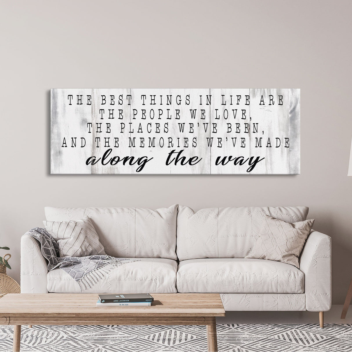 inspirational signs, the best things in life canvas sign, home decor sign, wood sign wall decor, motivational signs, the memories we've made