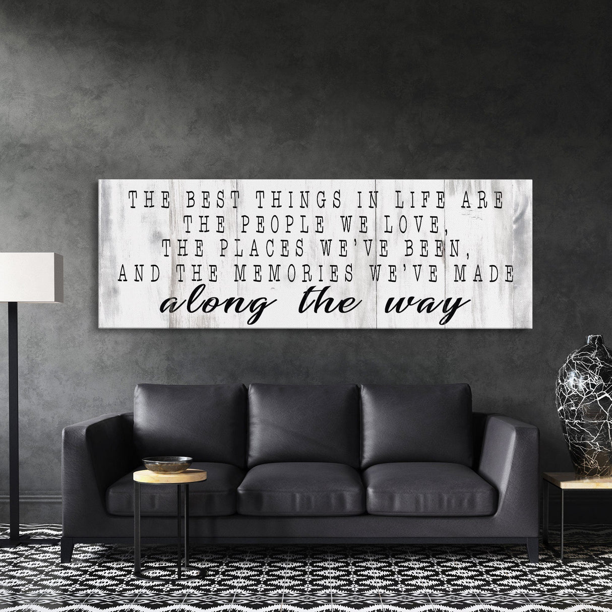 inspirational signs, the best things in life canvas sign, home decor sign, wood sign wall decor, motivational signs, the memories we've made