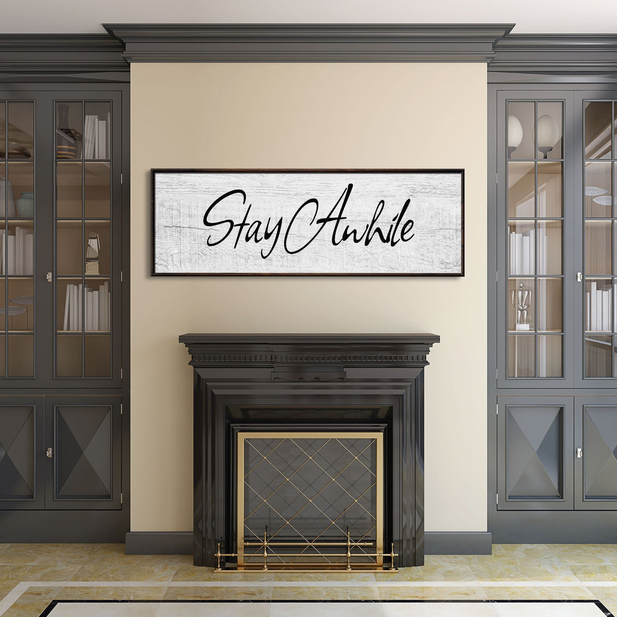 Stay awhile sign, Stay Awhile Canvas Print, Living Room Signs, Living room wall decor, Entryway Wood sign, wooden signs, Mothers Day gifts