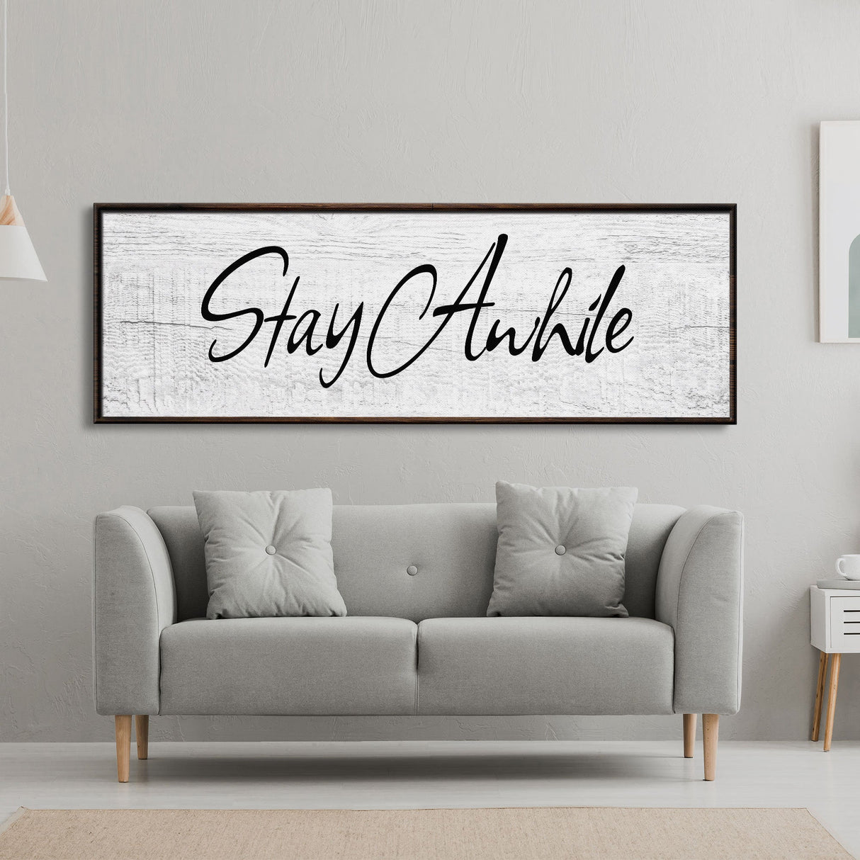 Stay awhile sign, Stay Awhile Canvas Print, Living Room Signs, Living room wall decor, Entryway Wood sign, wooden signs, Mothers Day gifts