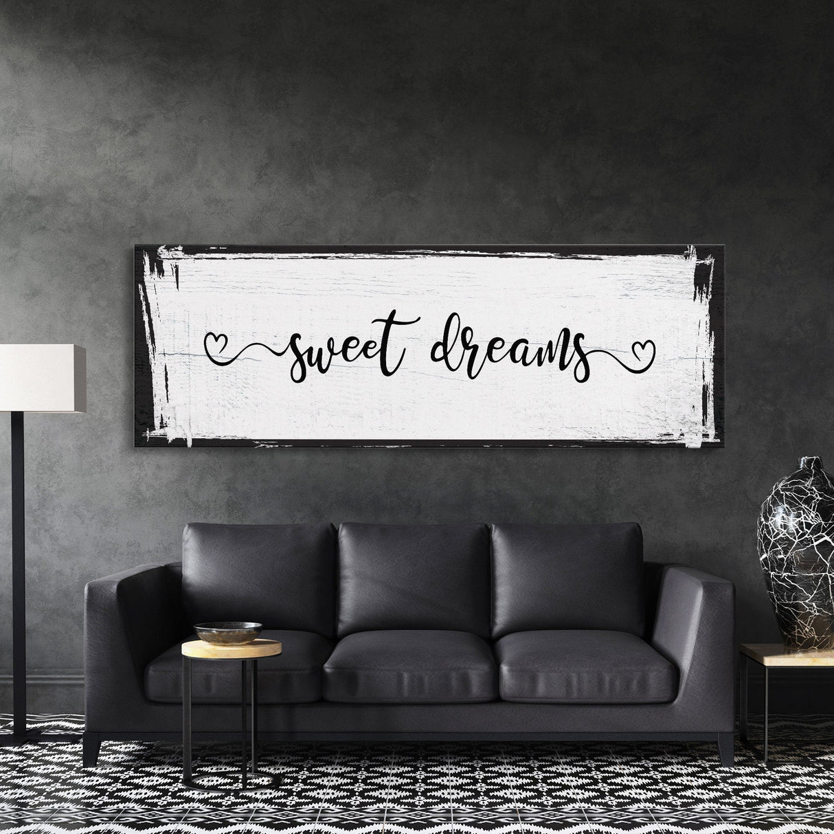 sweet dreams sign, bedroom wall decor, canvas print, master bedroom decor, canvas framed sign, bedroom wall art, master bedroom sign