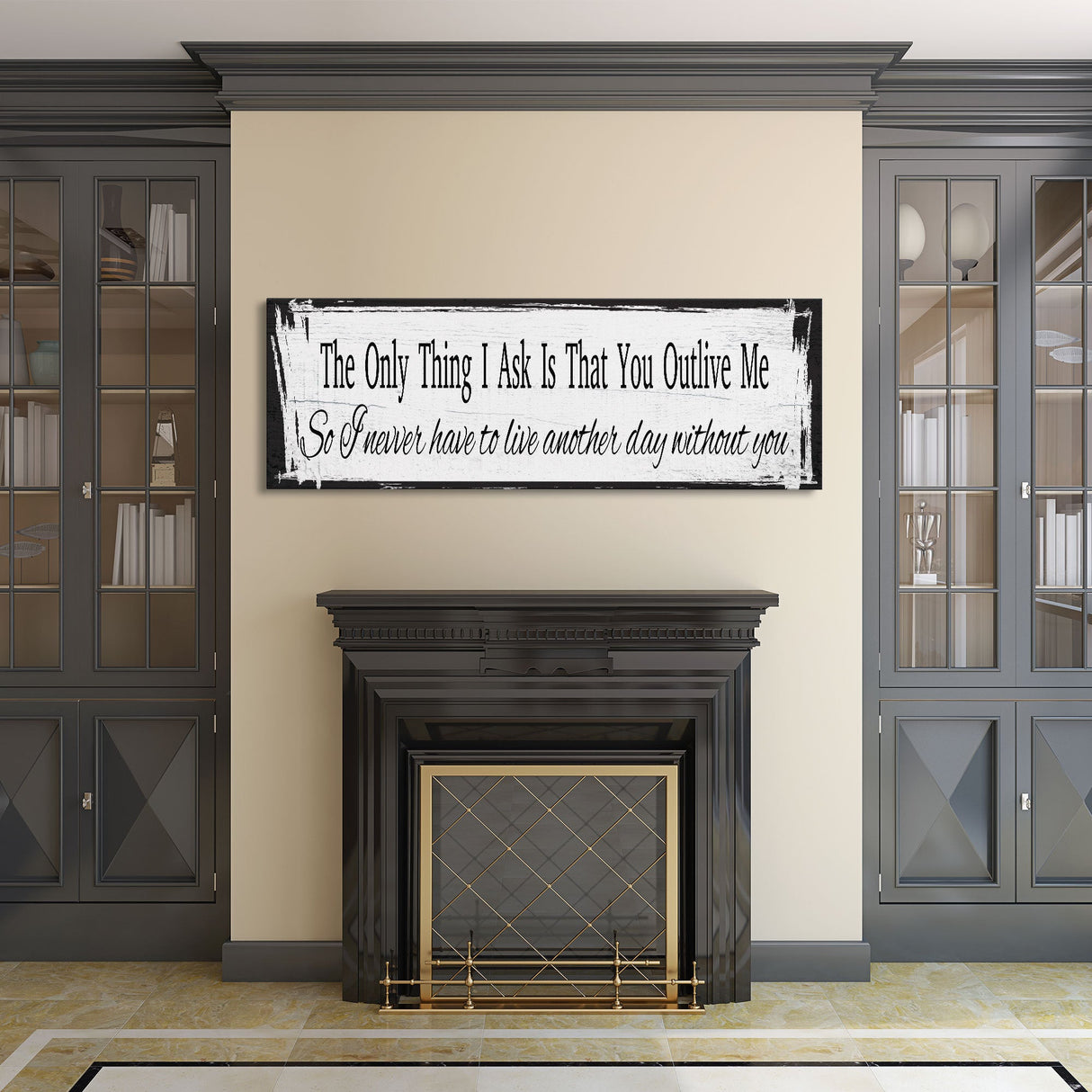The only thing I ask, canvas sign, bedroom decor, yellowstone wall art, wedding vow, above bed, quotes, beth and rip wood and canvas sign