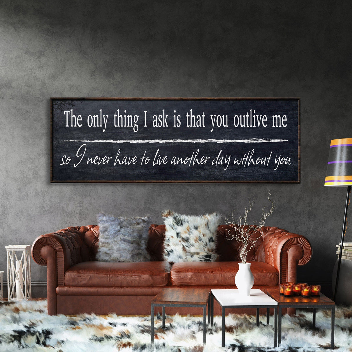 The only thing I ask, canvas sign, bedroom decor, yellowstone wall art, wedding vow, above bed, quotes, beth and rip wood and canvas sign