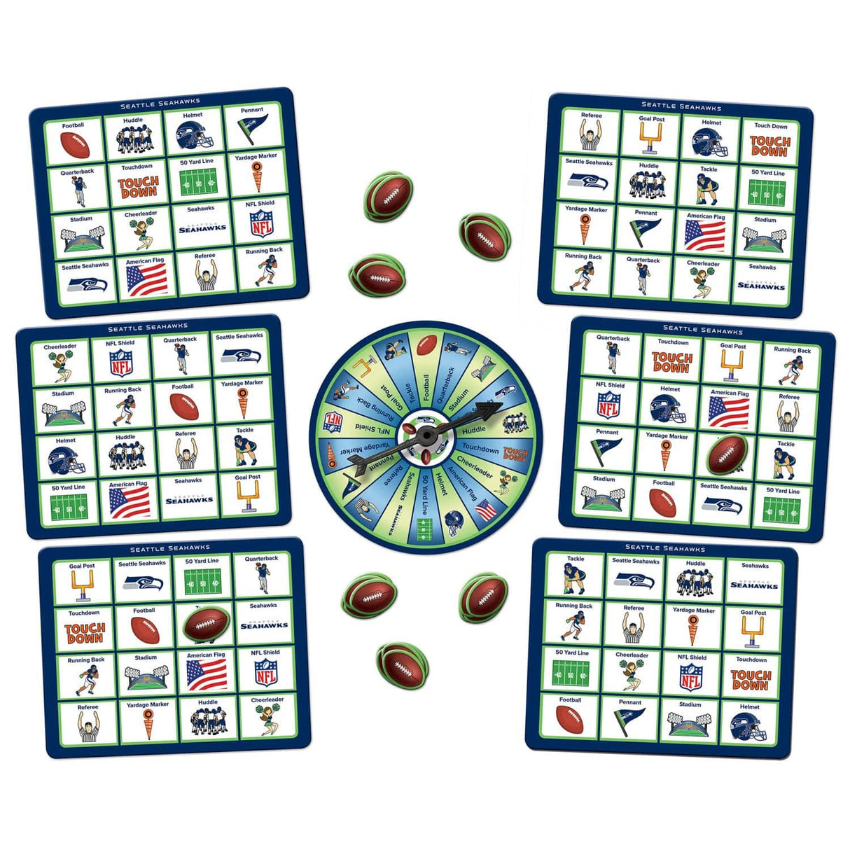 Seattle Seahawks NFL Bingo Game