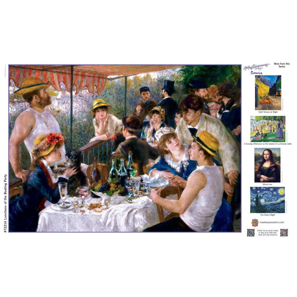 MasterPieces of Art - Luncheon of the Boating Party 1000 Piece Jigsaw Puzzle