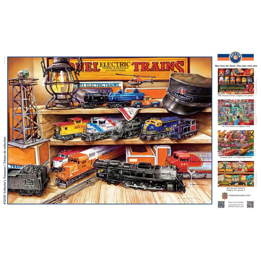 Lionel Trains - Collector's Treasures 1000 Piece Jigsaw Puzzle