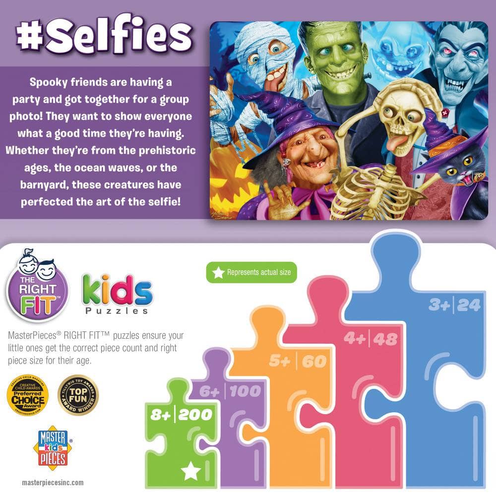 Selfies - Spooky Smiles 200 Piece Jigsaw Puzzle