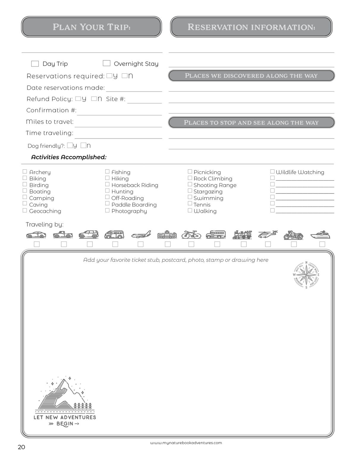 Kentucky State Parks - Adventure Planning Journal