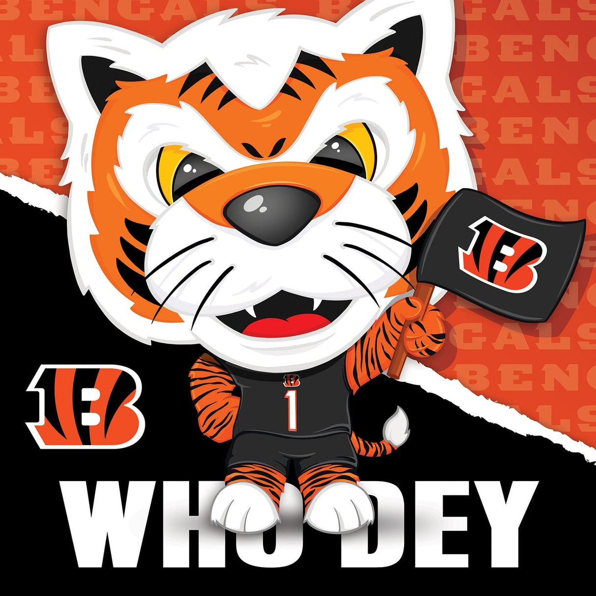 Cincinnati Bengals - NFL Mascot 100 Piece Jigsaw Puzzle