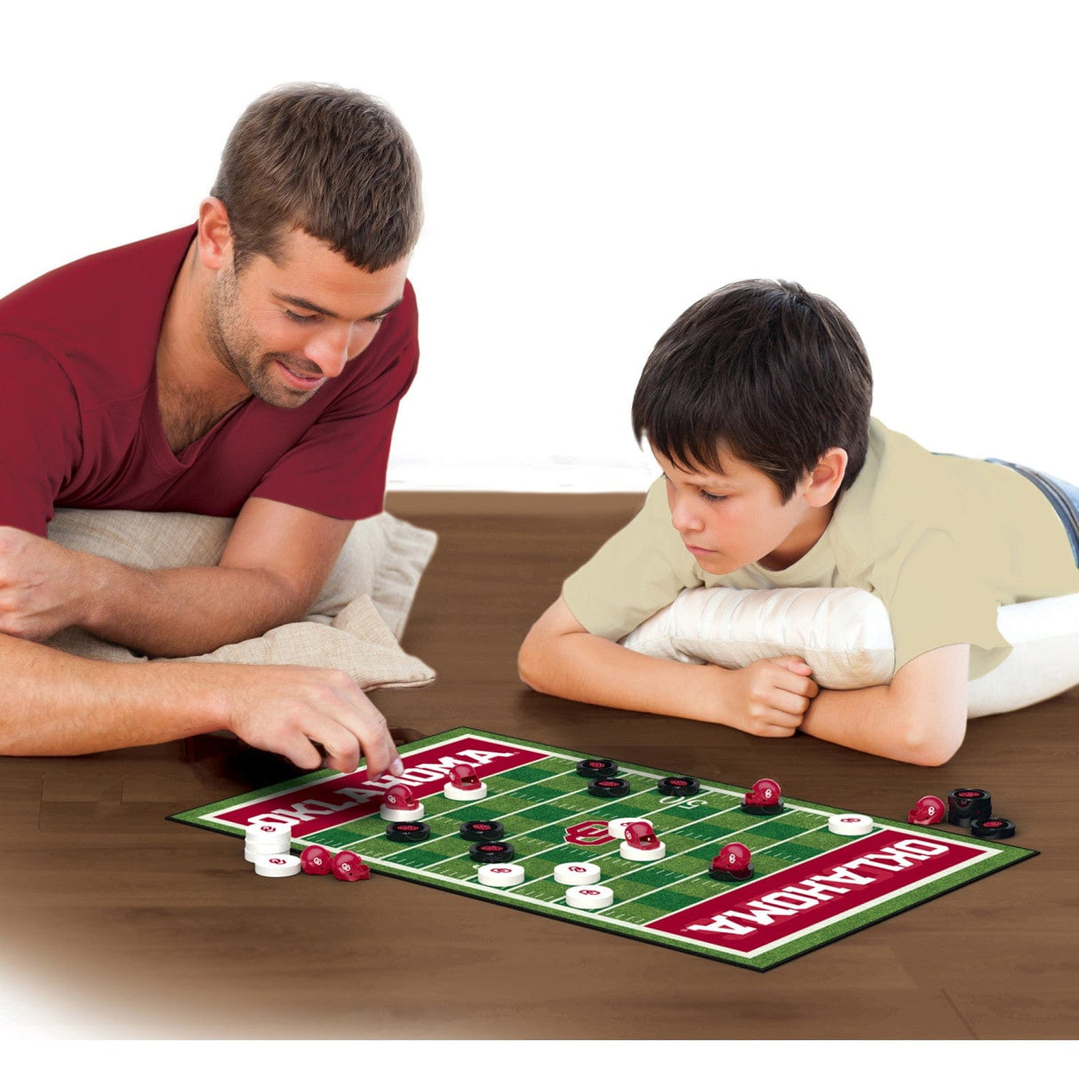 Oklahoma Sooners Checkers Board Game