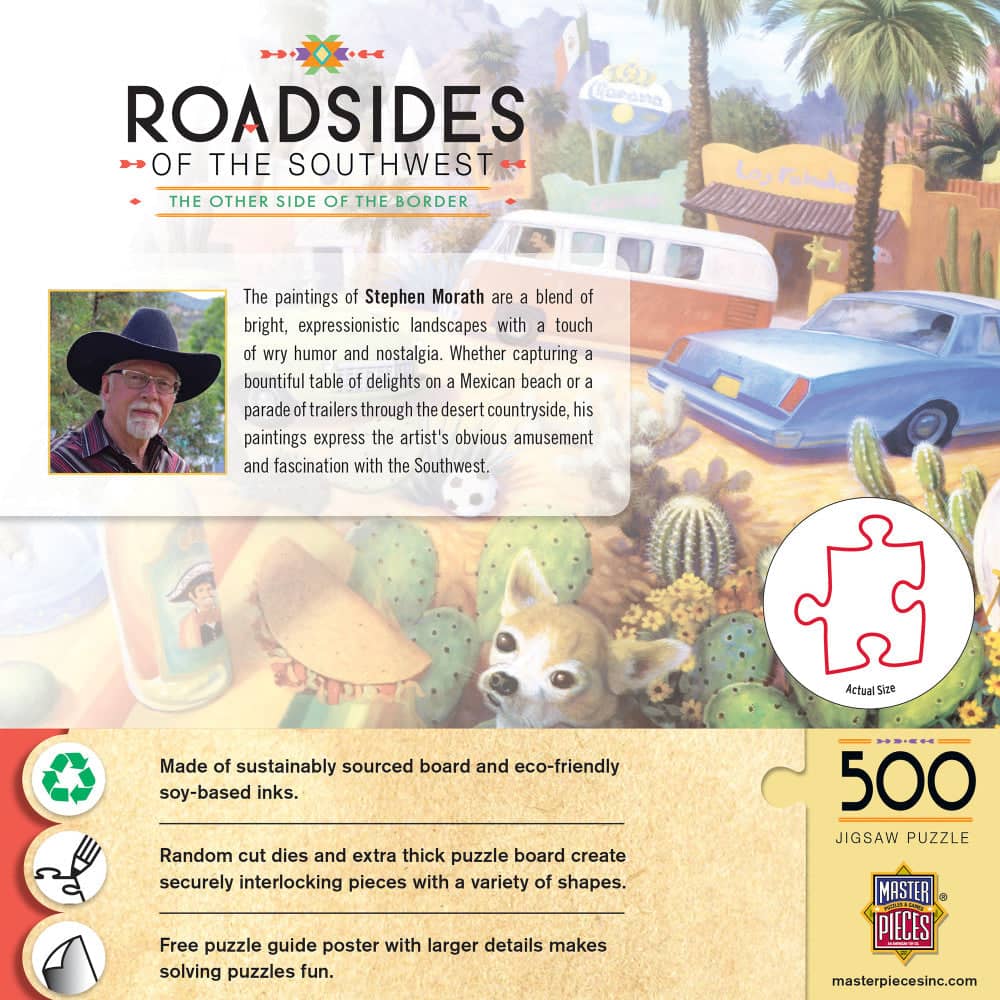 Roadsides of the Southwest - Other Side of the Border 500 Piece Jigsaw Puzzle