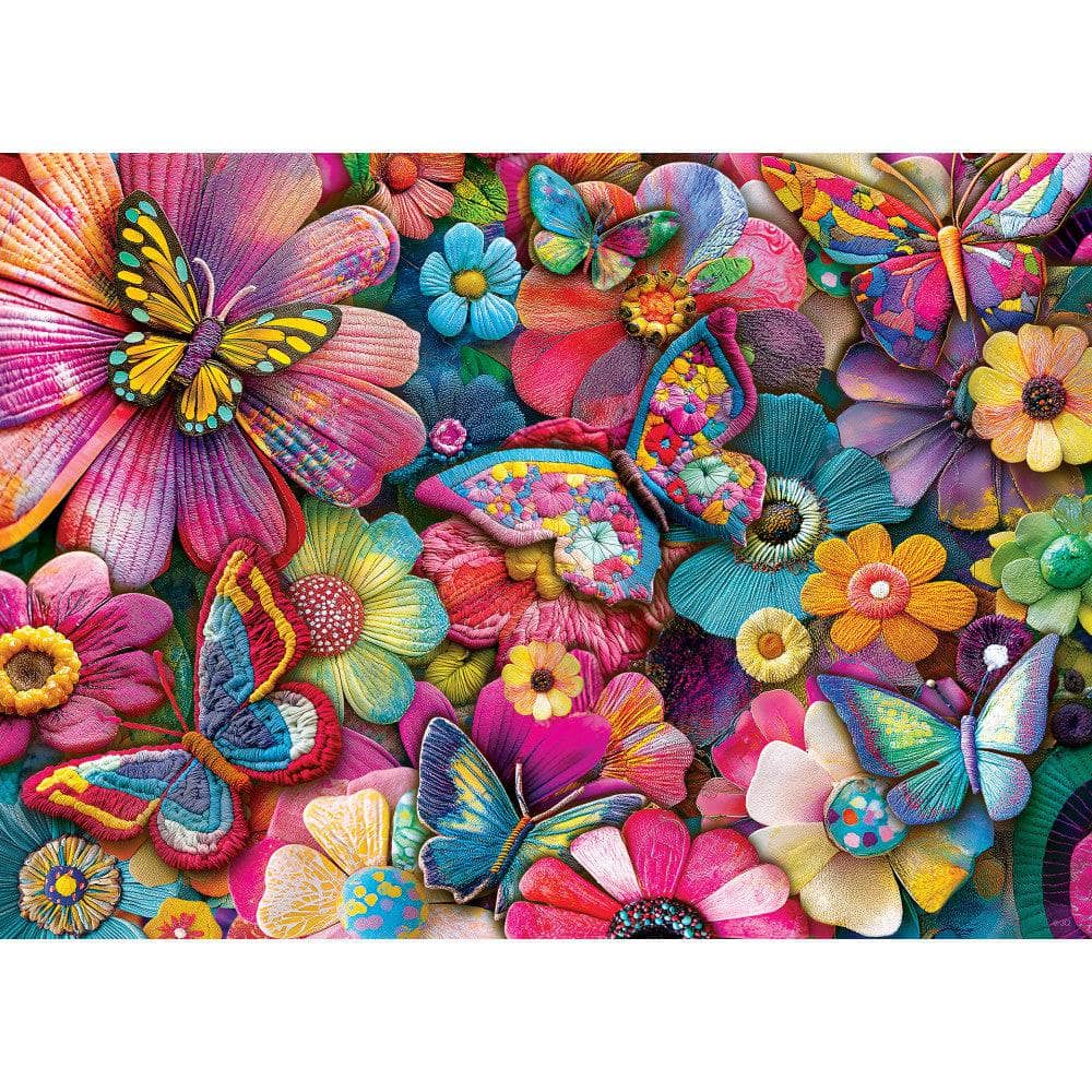 Handcrafted Menagerie - Dance Through Petals 1000 Piece Jigsaw Puzzle