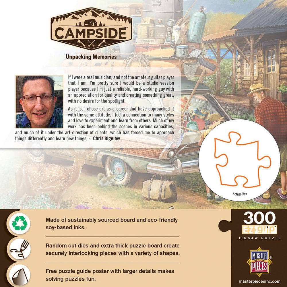 Campside - Unpacking Memories 300 Piece EZ Grip Jigsaw Puzzle