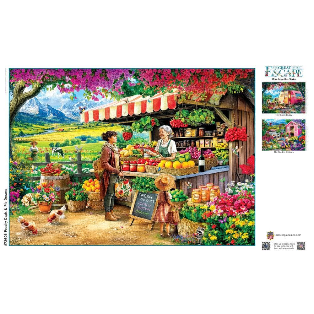 The Great Little Escape - Peachy Deals & Pie Dreams 1000 Piece Jigsaw Puzzle