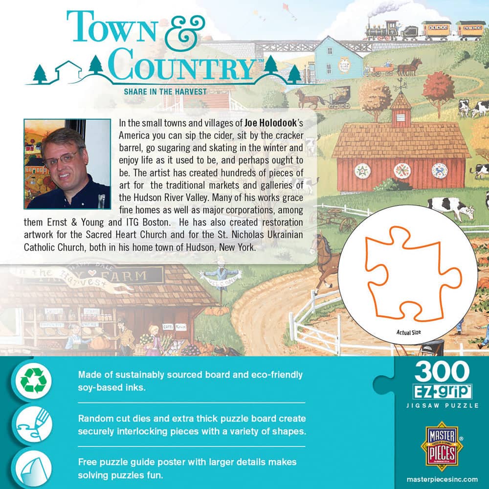 Town & Country - Share in the Harvest 300 Piece EZ Grip Jigsaw Puzzle