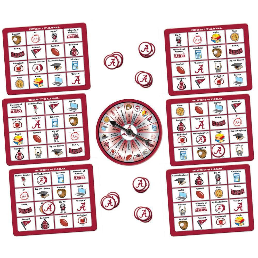 Alabama Crimson Tide NCAA Bingo Game