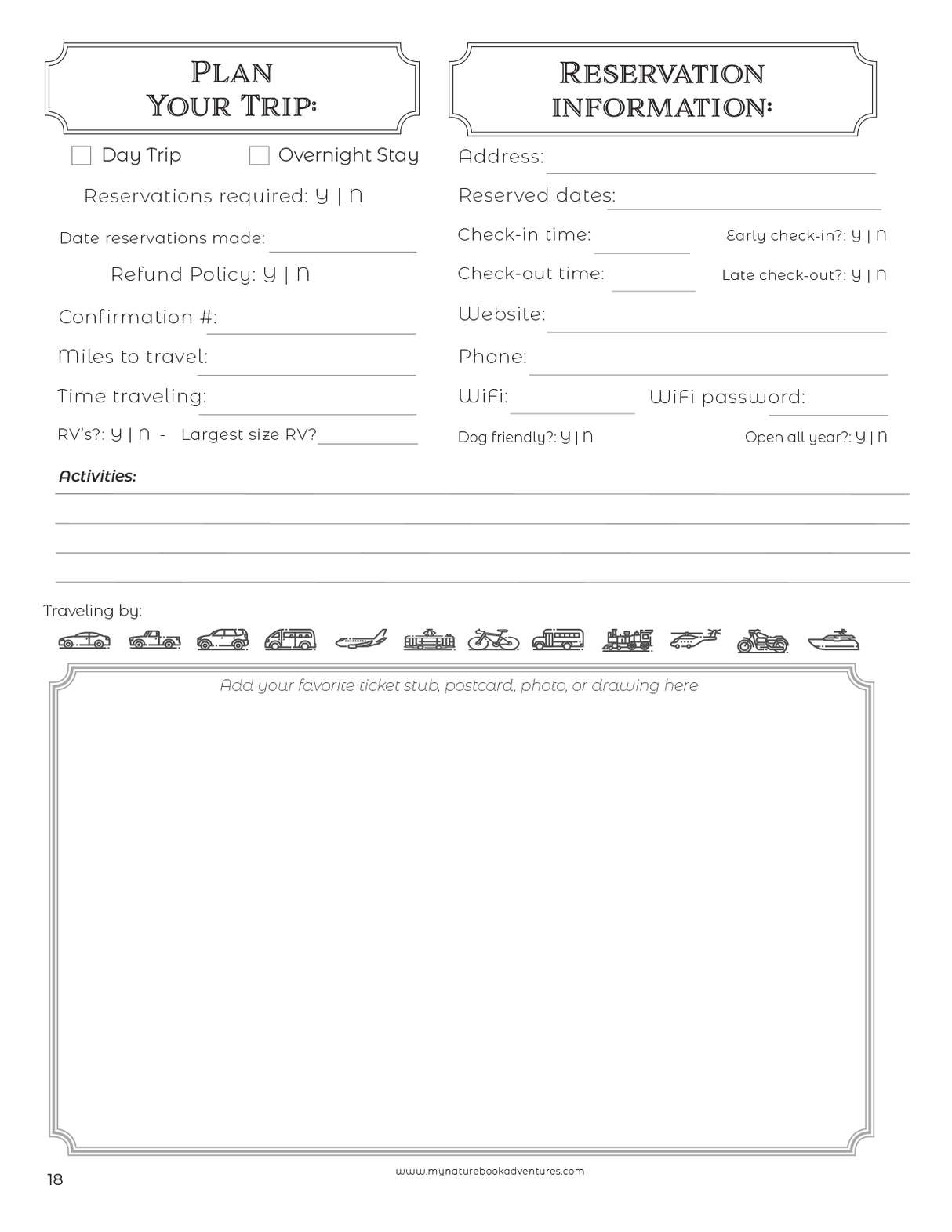 Massachusetts State Parks - Adventure Planning Journal
