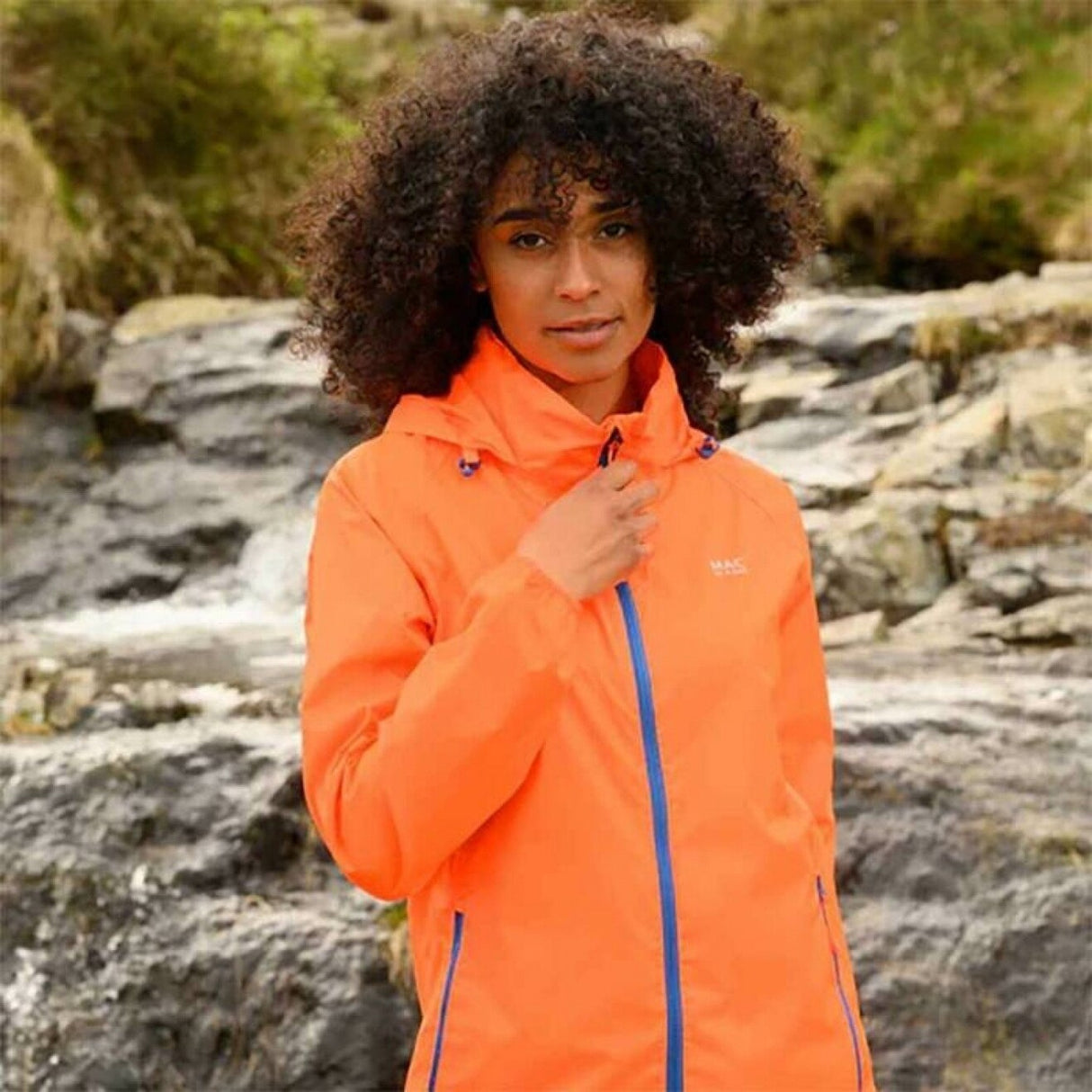 Neon Orange Mac-In-A -Sac Origin II Rain Coat