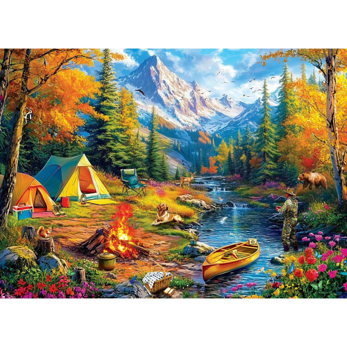 Mossy Oak - Wild River Adventure 1000 Piece Jigsaw Puzzle