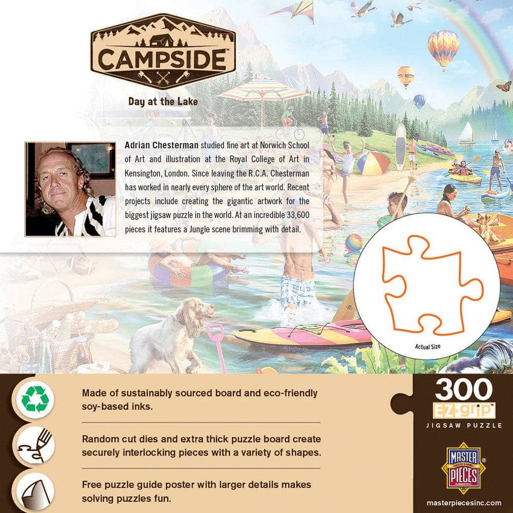 Campside - Day at the Lake 300 Piece EZ Grip Jigsaw Puzzle