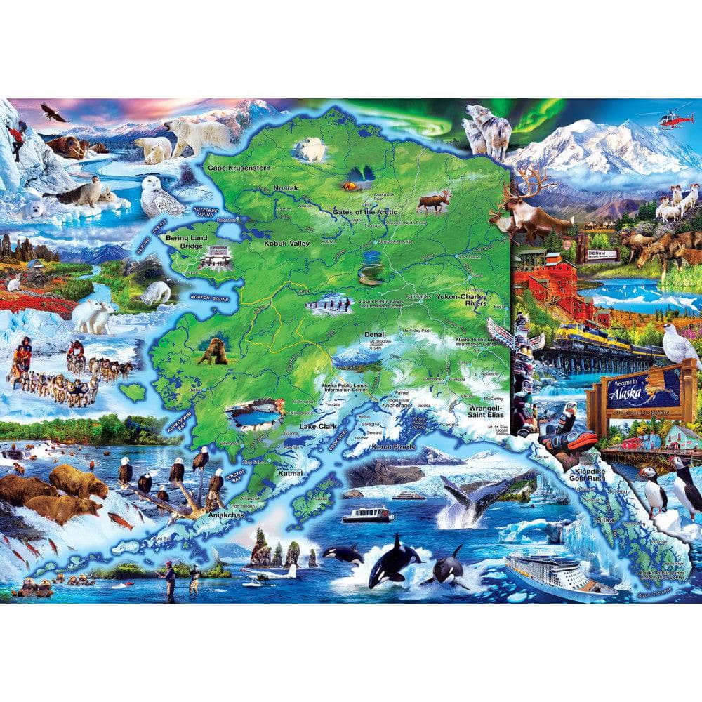 Alaska The Last Frontier 1000 Piece Jigsaw Puzzle