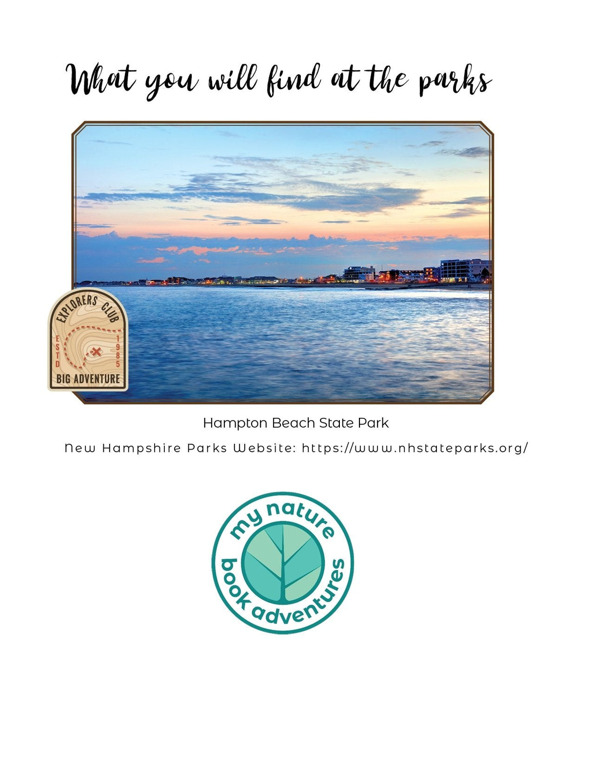 New Hampshire State Parks - Adventure Planning Journal