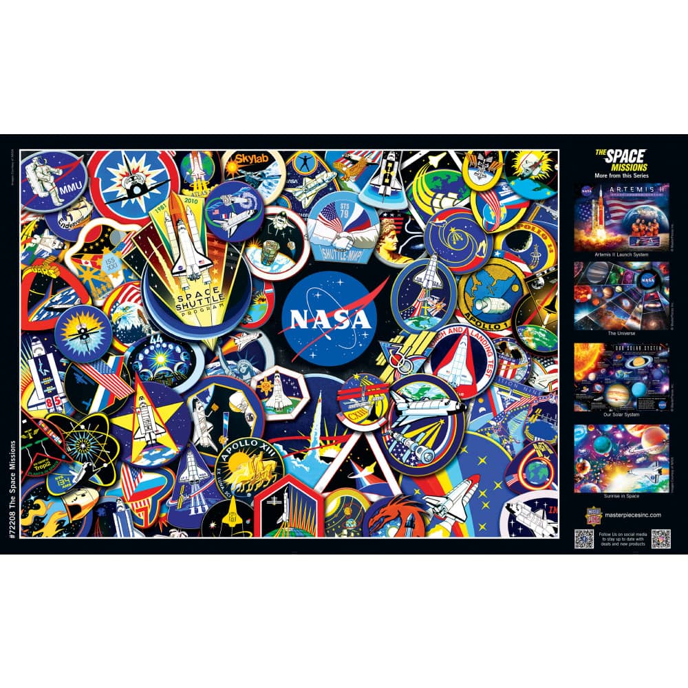 The Space Missions - 1000 Piece Jigsaw Puzzle