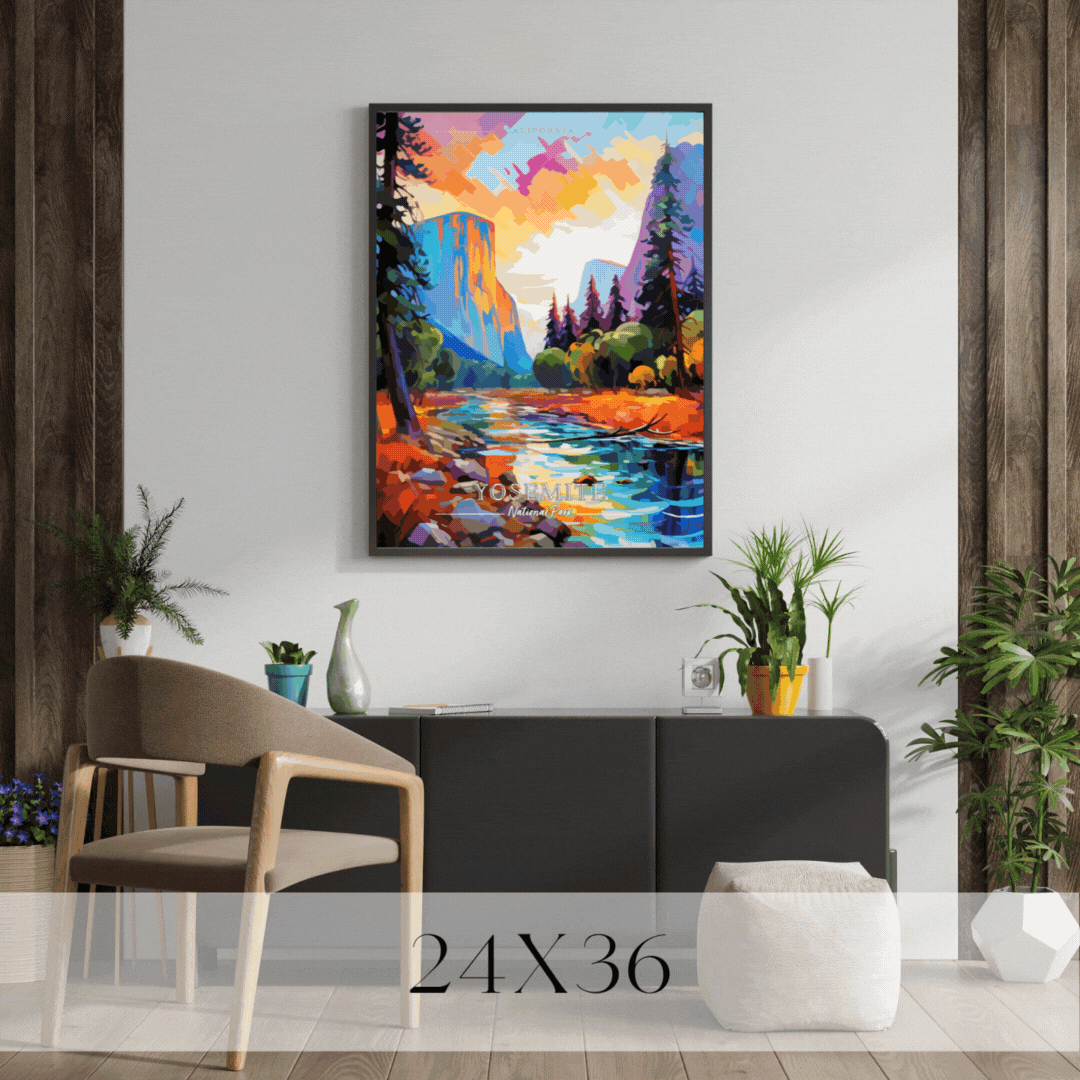 North Cascades National Park Commemorative Poster: A Pop Art Tribute