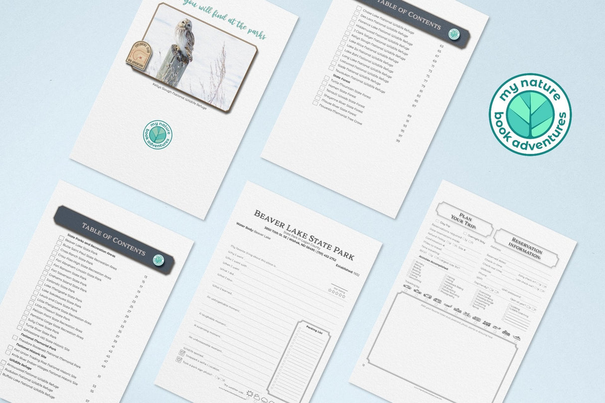 North Dakota State Parks - Adventure Planning Journal