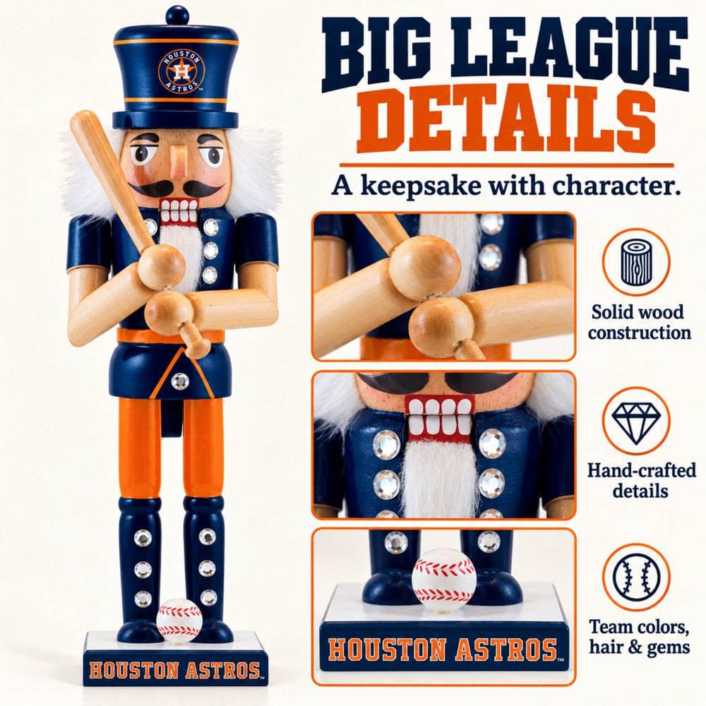 Houston Astros - Collectible Nutcracker