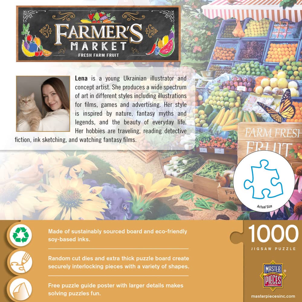 Farmer's Market - Fresh Farm Fruit 1000 Piece Jigsaw Puzzle