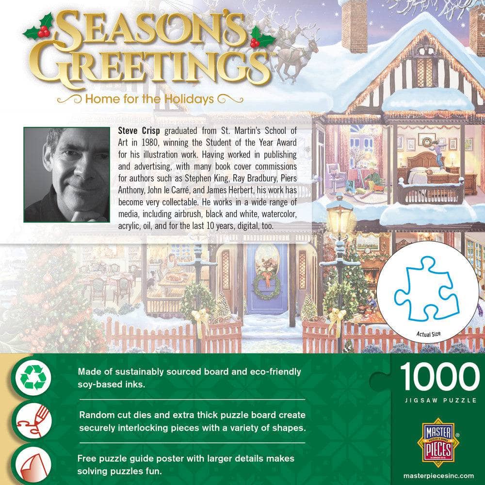 Season's Greetings - Home for the Holidays 1000 Piece Jigsaw Puzzle