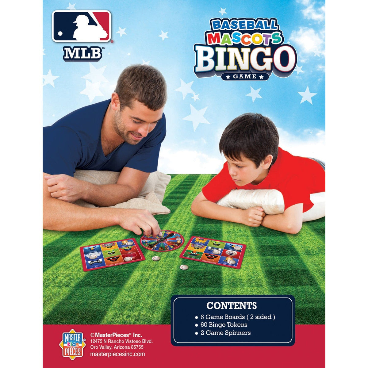 MLB Mascots Bingo Game