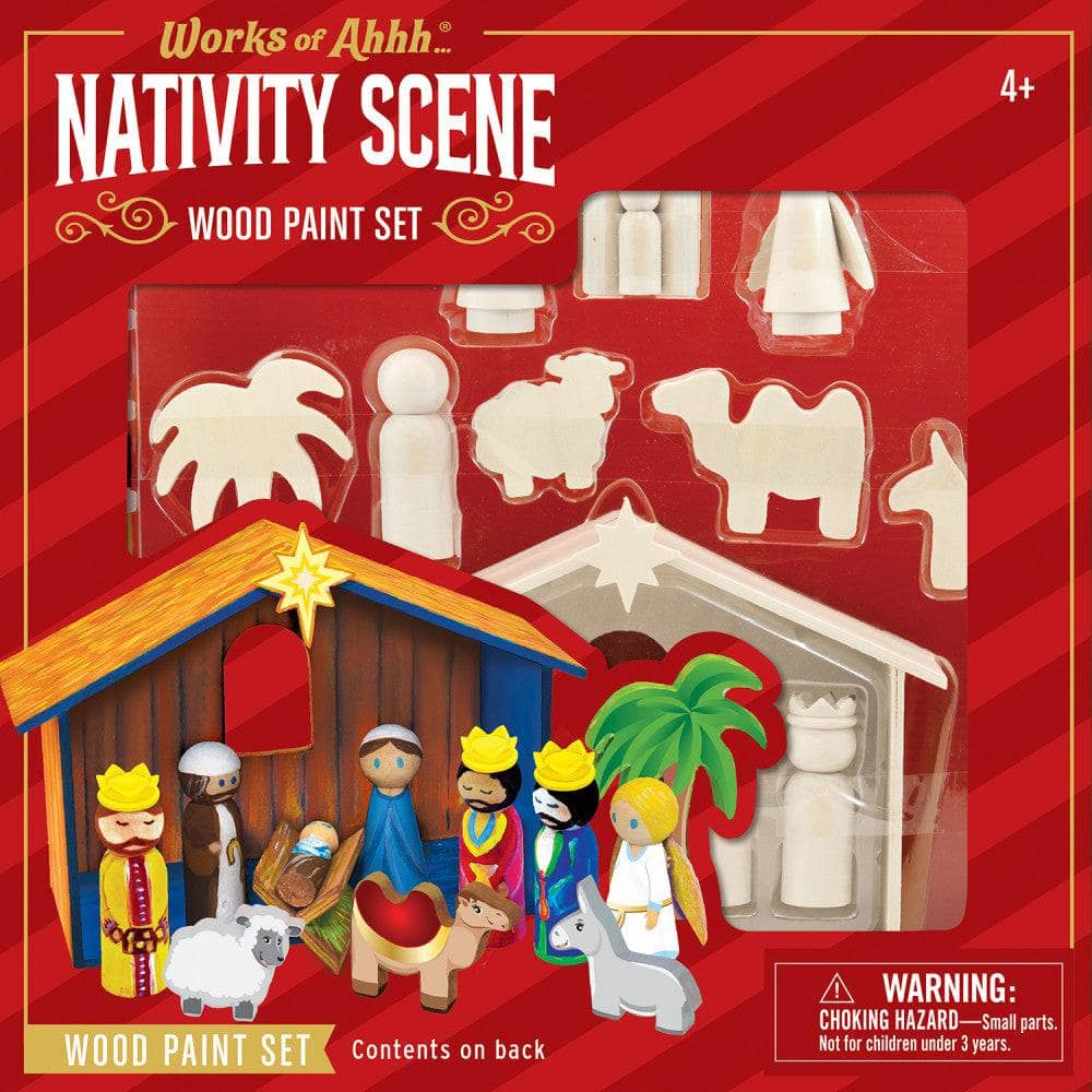 Nativity Scene Wood Craft & Paint Kit