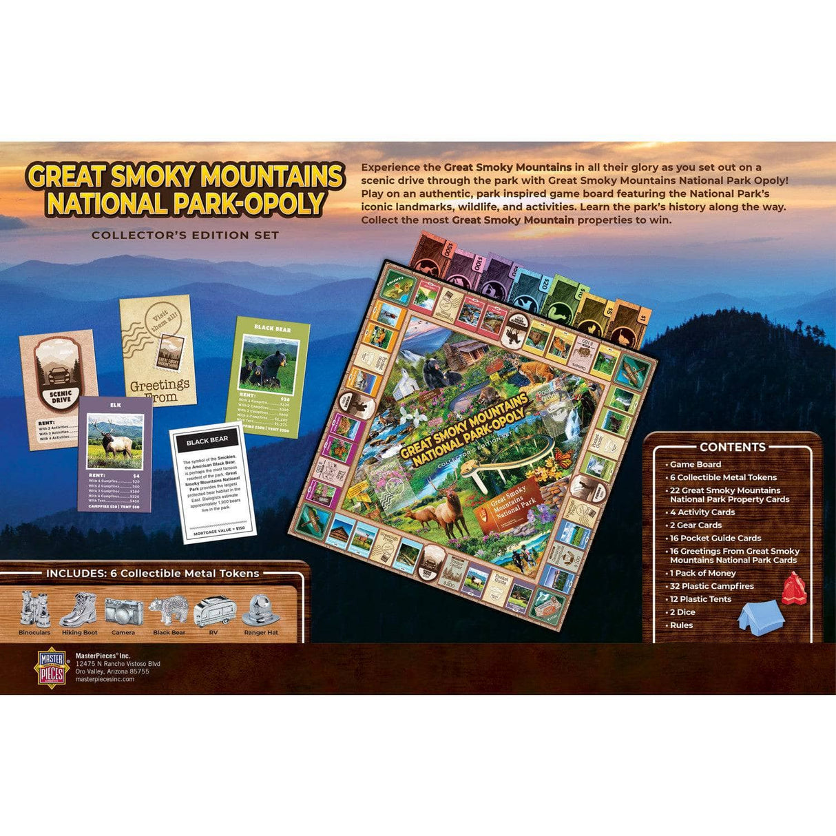 Great Smoky Mountains National Park Opoly Board Game