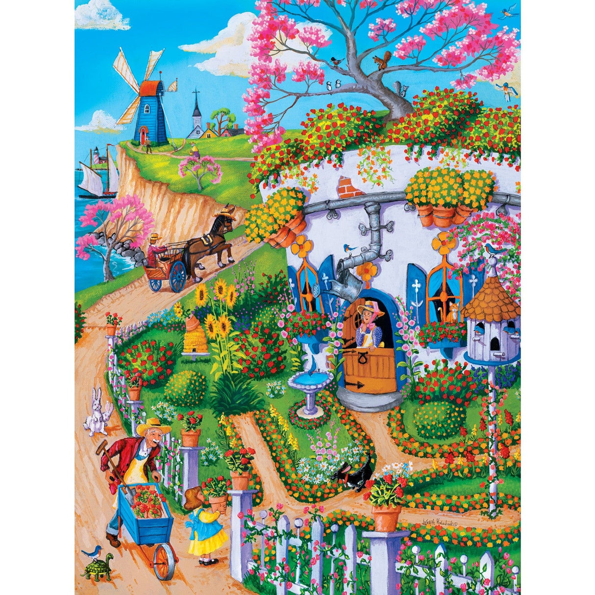 Town & Country - Ms. Potts' Cottage 300 Piece EZ Grip Jigsaw Puzzle