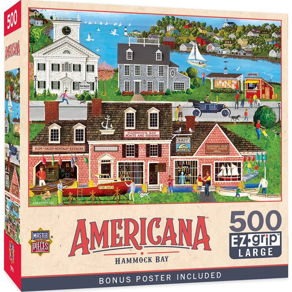 Americana - Hammock Bay 500 Piece EZ Grip Jigsaw Puzzle
